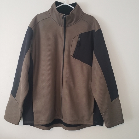 Swiss Tech Men's Sweater Knit Fleece Jacket - Picture 5 of 9